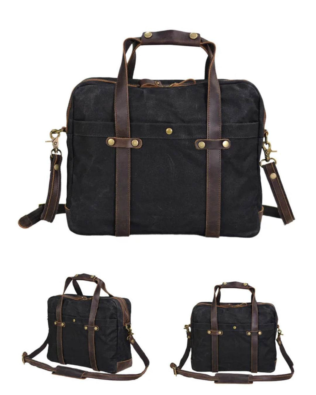 Pasta Executiva BP 101 Lona e Couro: Durabilidade e Estilo Casual para Notebook 14" BAGYPACK
