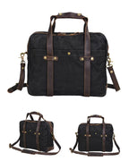 Pasta Executiva BP 101 Lona e Couro: Durabilidade e Estilo Casual para Notebook 14" BAGYPACK
