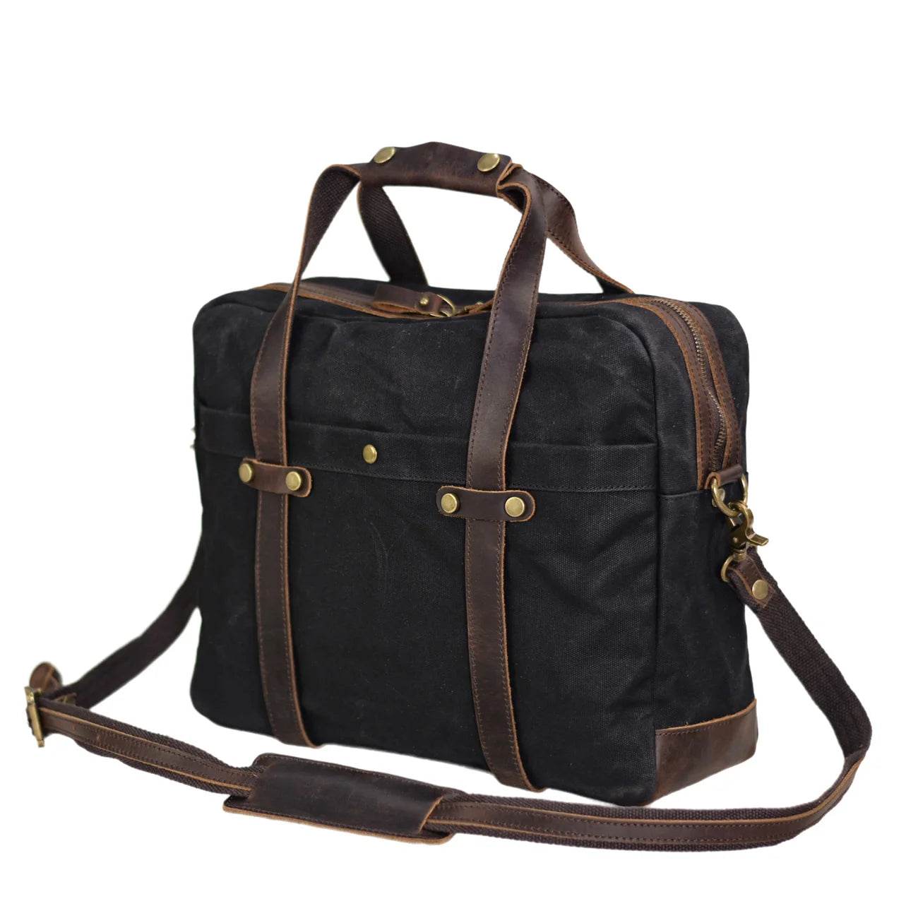Pasta Executiva BP 101 Lona e Couro: Durabilidade e Estilo Casual para Notebook 14" BAGYPACK