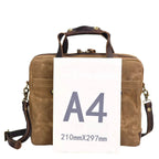 Pasta Executiva BP 101 Lona e Couro: Durabilidade e Estilo Casual para Notebook 14" BAGYPACK