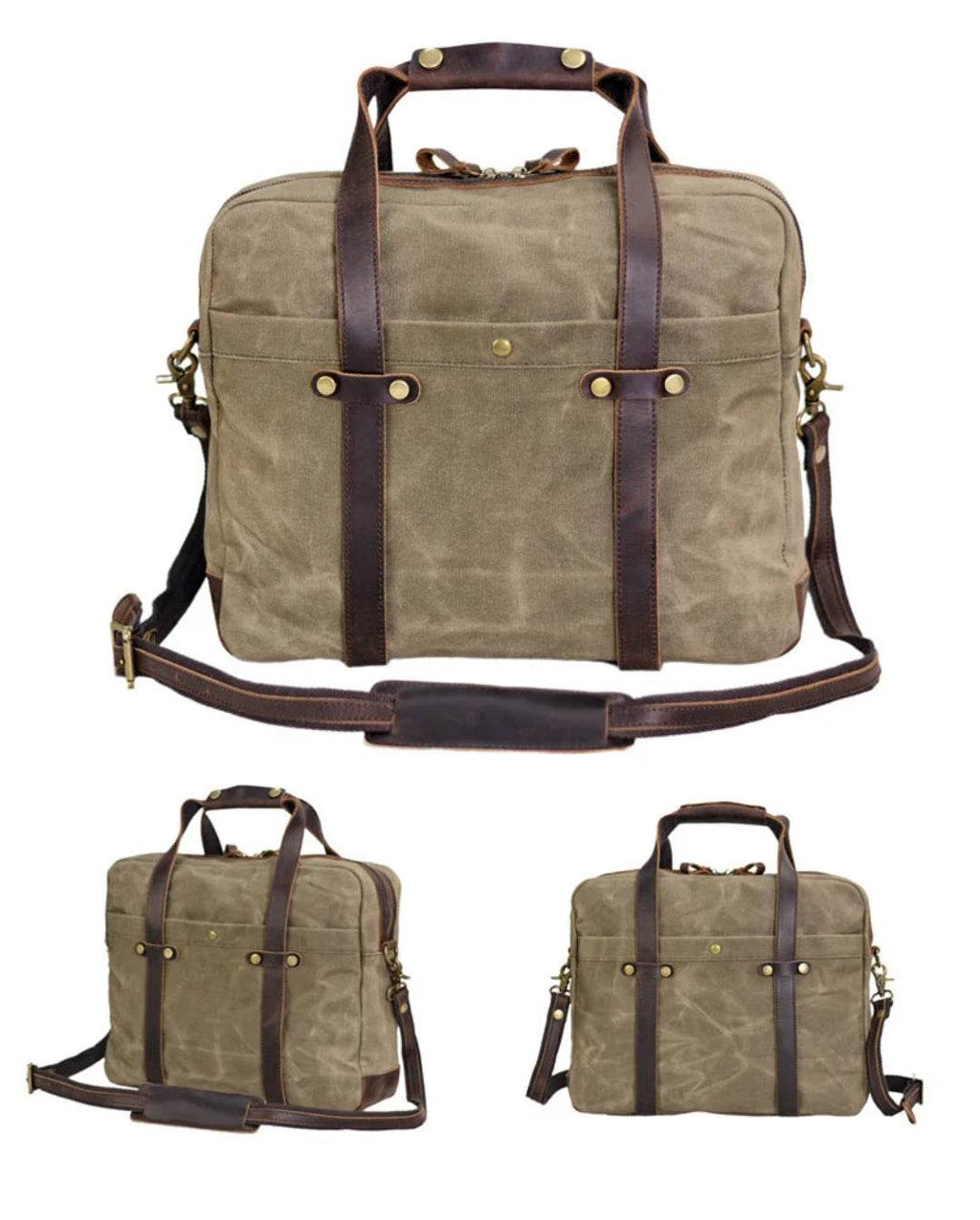 Pasta Executiva BP 101 Lona e Couro: Durabilidade e Estilo Casual para Notebook 14" BAGYPACK