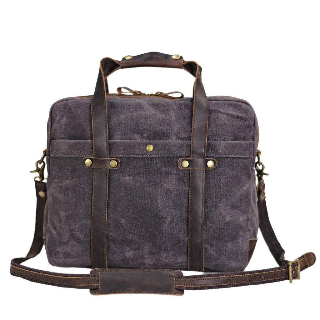 Pasta Executiva BP 101 Lona e Couro: Durabilidade e Estilo Casual para Notebook 14" BAGYPACK