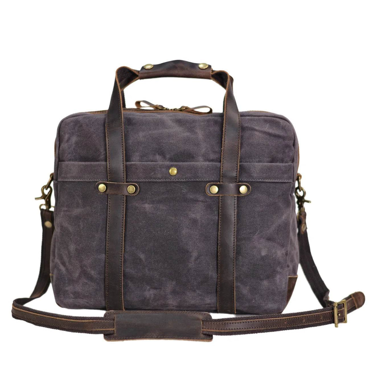 Pasta Executiva BP 101 Lona e Couro: Durabilidade e Estilo Casual para Notebook 14" BAGYPACK