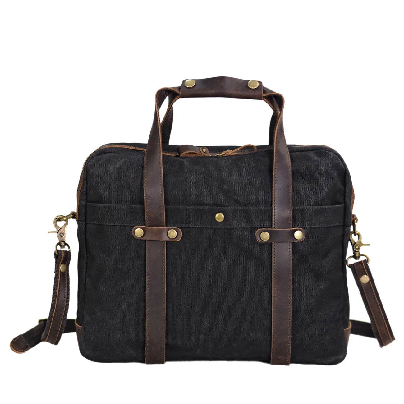 Pasta Executiva BP 101 Lona e Couro: Durabilidade e Estilo Casual para Notebook 14" BAGYPACK