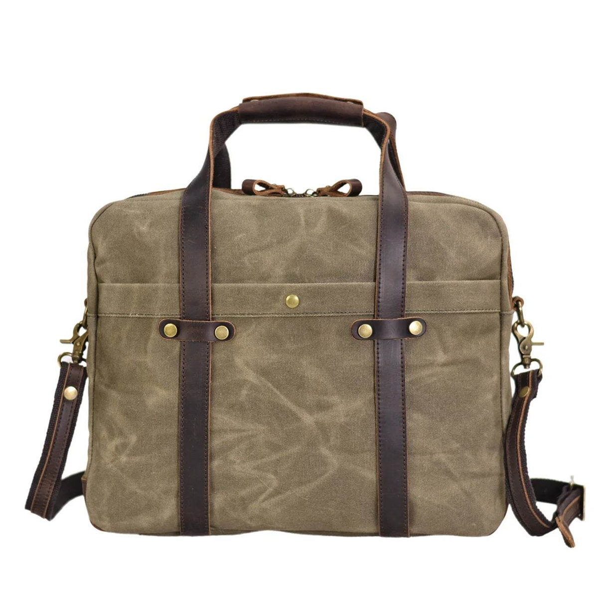 Pasta Executiva BP 101 Lona e Couro: Durabilidade e Estilo Casual para Notebook 14" BAGYPACK