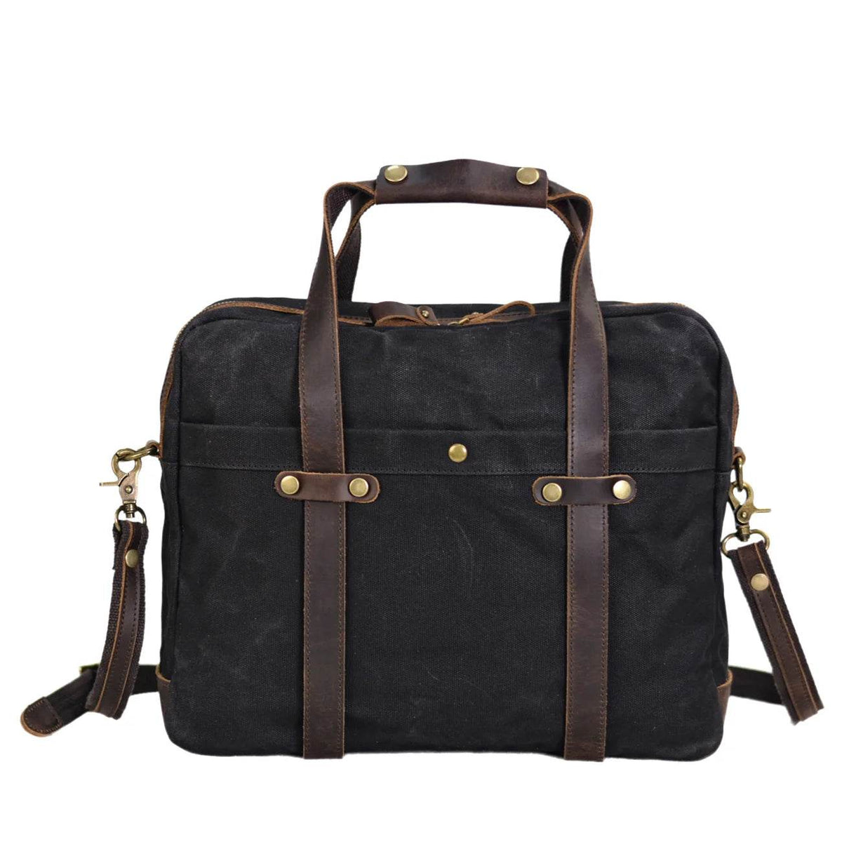 Pasta Executiva BP 101 Lona e Couro: Durabilidade e Estilo Casual para Notebook 14" BAGYPACK