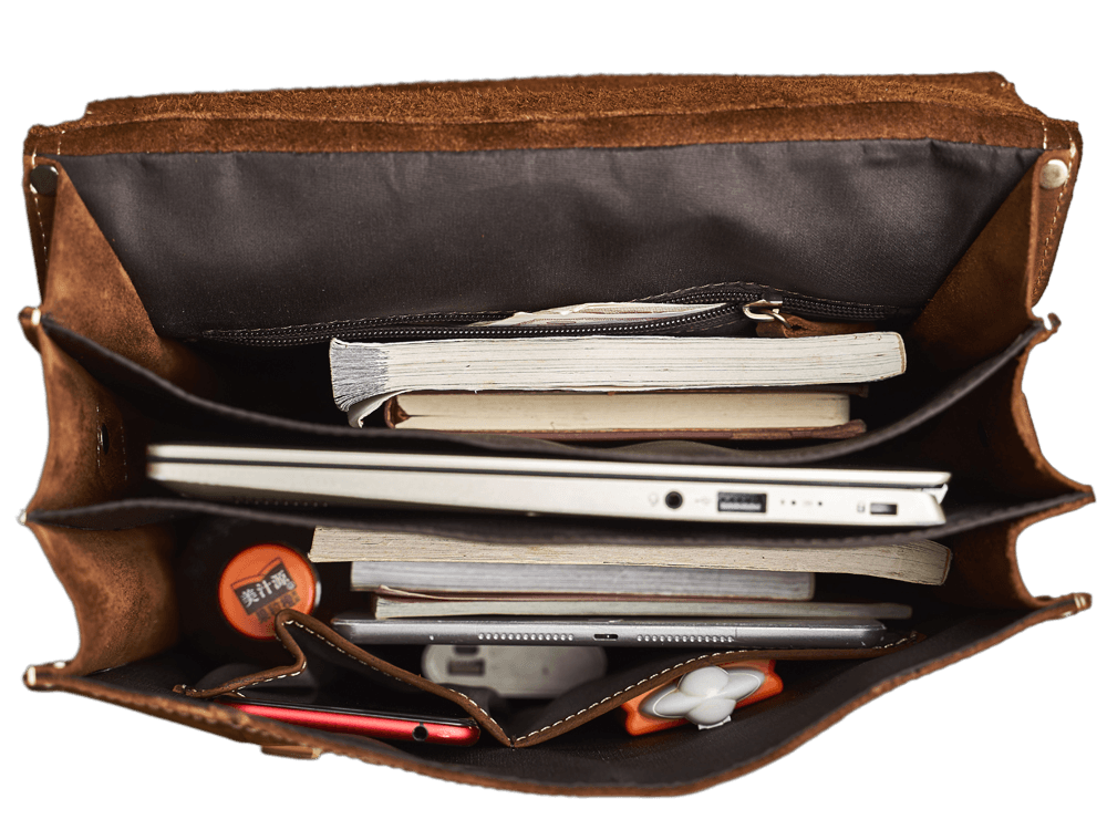 Mochila Notebook 2 em 1 em Couro Legítimo BP 103: Versatilidade com Toque Profissional BAGYPACK