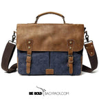 Bolsa Carteiro Masculina BP 107 Lona+Couro - BAGYPACK