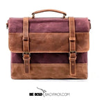 Bolsa Carteiro BP 108 | Lona e Couro | Mensageiro | Notebook | Bagypack - BAGYPACK