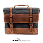 Bolsa Carteiro Masculina BP 108 Lona+Couro - BAGYPACK
