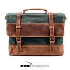 Bolsa Carteiro BP 108 | Lona e Couro | Mensageiro | Notebook | Bagypack - BAGYPACK