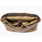 Bolsa Carteiro BP 108 | Lona e Couro | Mensageiro | Notebook | Bagypack - BAGYPACK