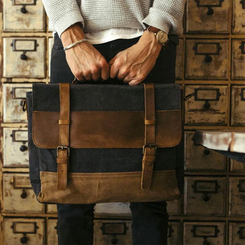 Bolsa Carteiro BP 108 em Lona e Couro BAGYPACK