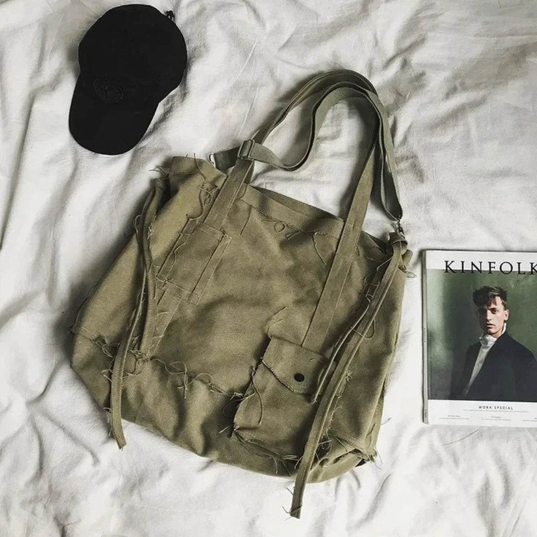 Bolsa Carteiro Masculina BP 126: Estilo Casual em Lona e Amplo Espaço Urbano BAGYPACK