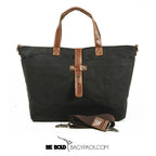 Bolsa Carteiro BP 203 Masculina em Lona Couro. Notebook 14" BAGYPACK