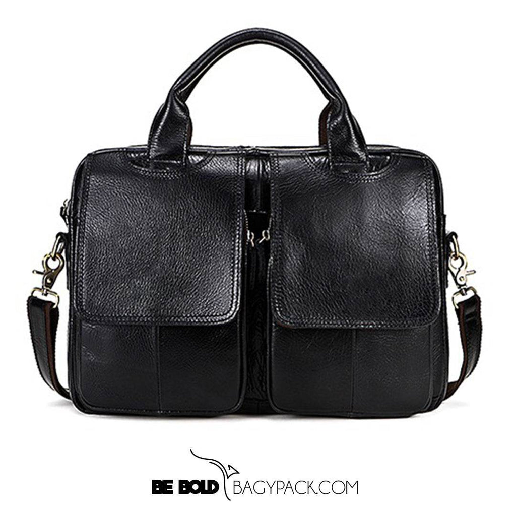 Pasta Executiva BP 800 Couro Legítimo Notebook 14" BAGYPACK