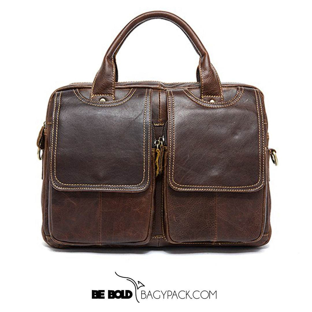 Pasta Executiva BP 800 Couro Legítimo Notebook 14" BAGYPACK