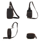 Bolsa Crossbody Masculina BP 305 em Couro Genuíno: Segurança e Estilo BAGYPACK