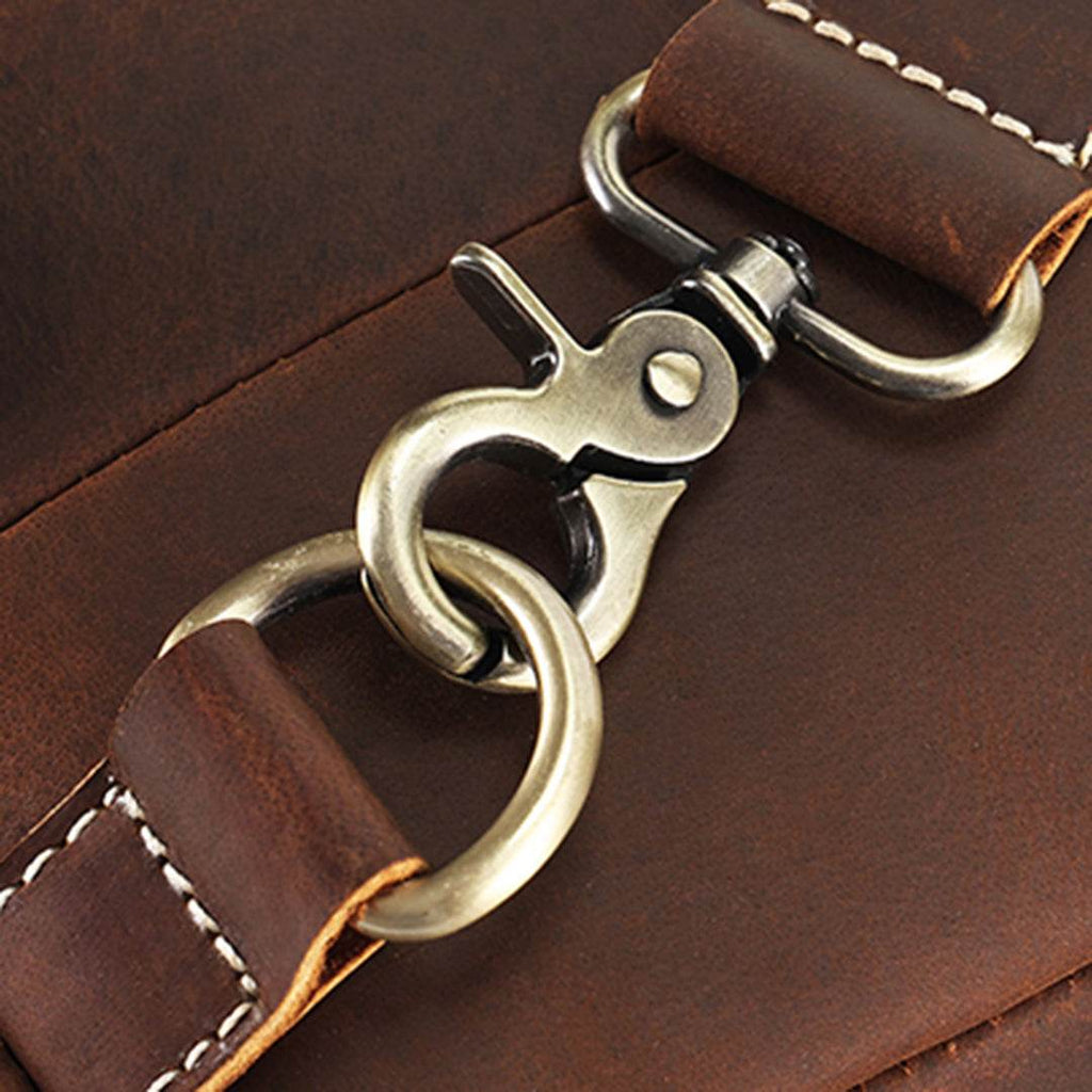 Bolsa Crossbody Masculina BP 305 em Couro Genuíno: Segurança e Estilo BAGYPACK