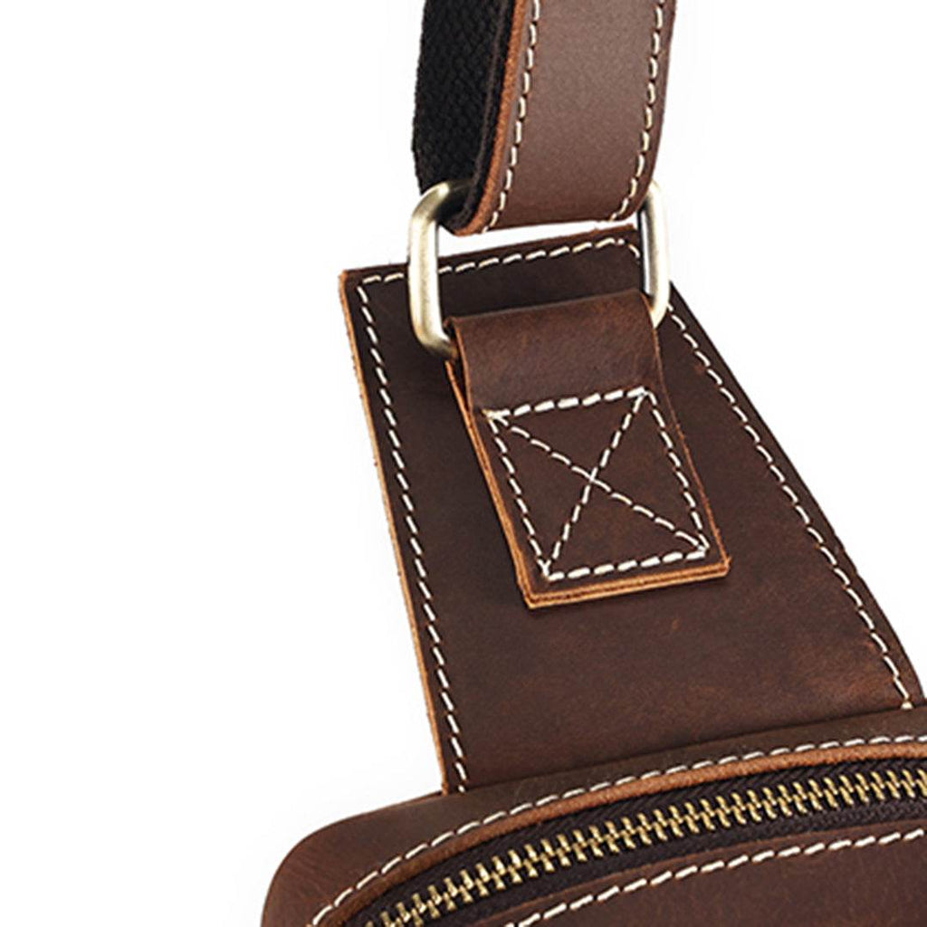 Bolsa Crossbody Masculina BP 305 em Couro Genuíno: Segurança e Estilo BAGYPACK