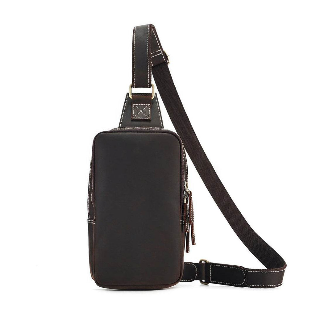 Bolsa Crossbody Masculina BP 305 em Couro Genuíno: Segurança e Estilo BAGYPACK
