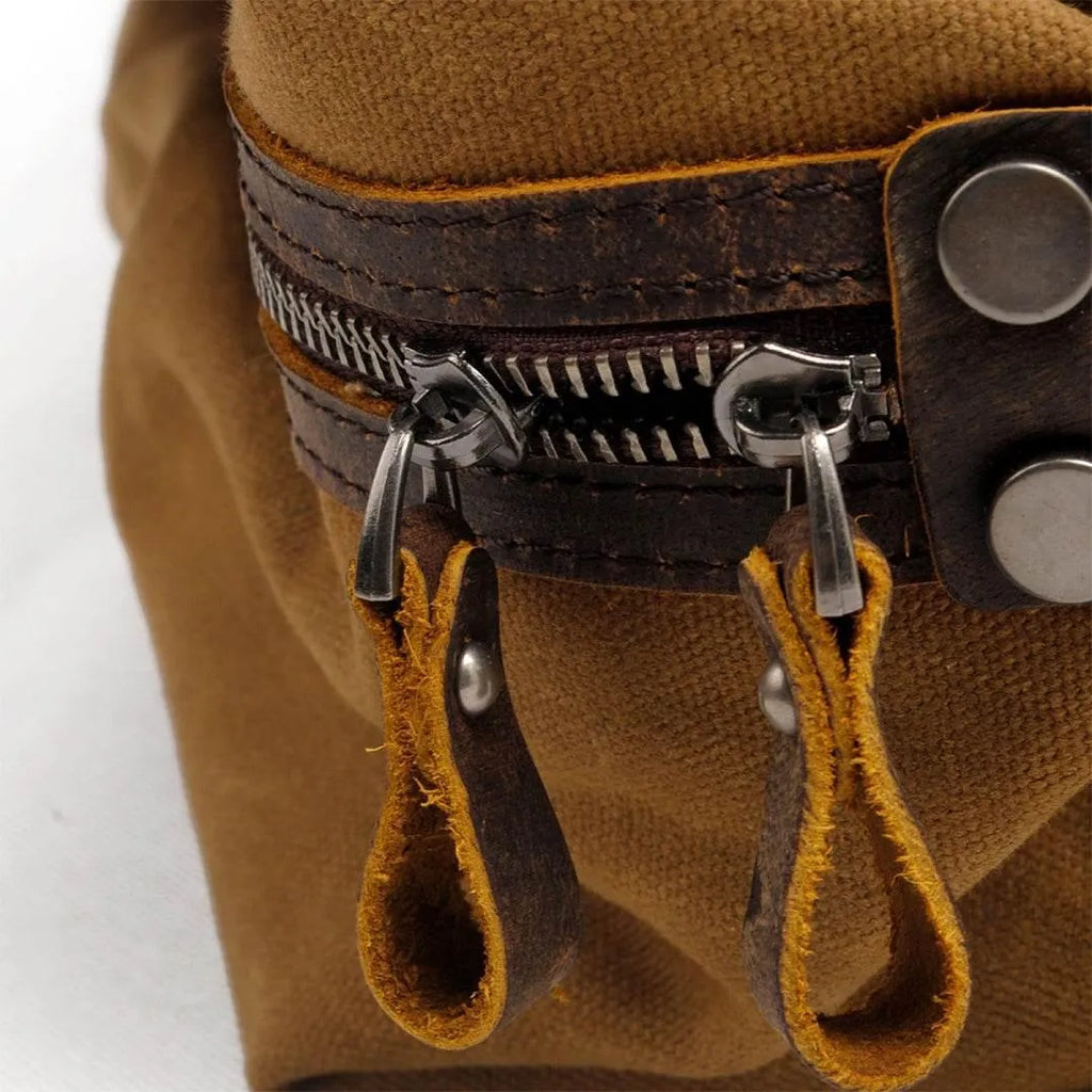 Bolsa de Viagem Grande BP 600 | Lona e Couro | Espaçosa | Bagypack - BAGYPACK