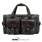 Bolsa de Viagem BP 601 Masculina em Lona e Couro BAGYPACK