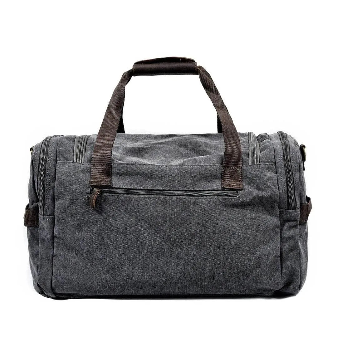 Bolsa de Viagem BP 601 Masculina em Lona e Couro BAGYPACK