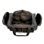 Bolsa de Viagem BP 601 | Lona e Couro | Bolso com Ímã | Bagypack - BAGYPACK