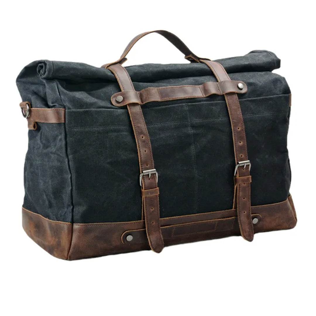 Bolsa de Viagem BP 616 Lona+Couro Compacta e Funcional - BAGYPACK