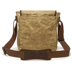 Bolsa Masculina de Ombro BP 106: Praticidade Compacta em Lona e Couro BAGYPACK
