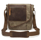 Bolsa Masculina de Ombro BP 106: Praticidade Compacta em Lona e Couro BAGYPACK
