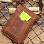 Crossbody BP 802 Compacta Couro Legítimo Design Slim BAGYPACK