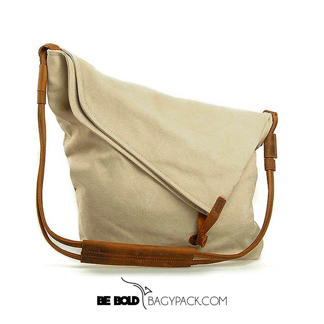 Bolsa Tiracolo BP 206 Unissex em Lona e Couro BAGYPACK