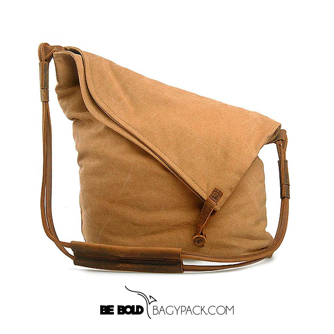 Bolsa Tiracolo BP 206 Unissex em Lona e Couro BAGYPACK