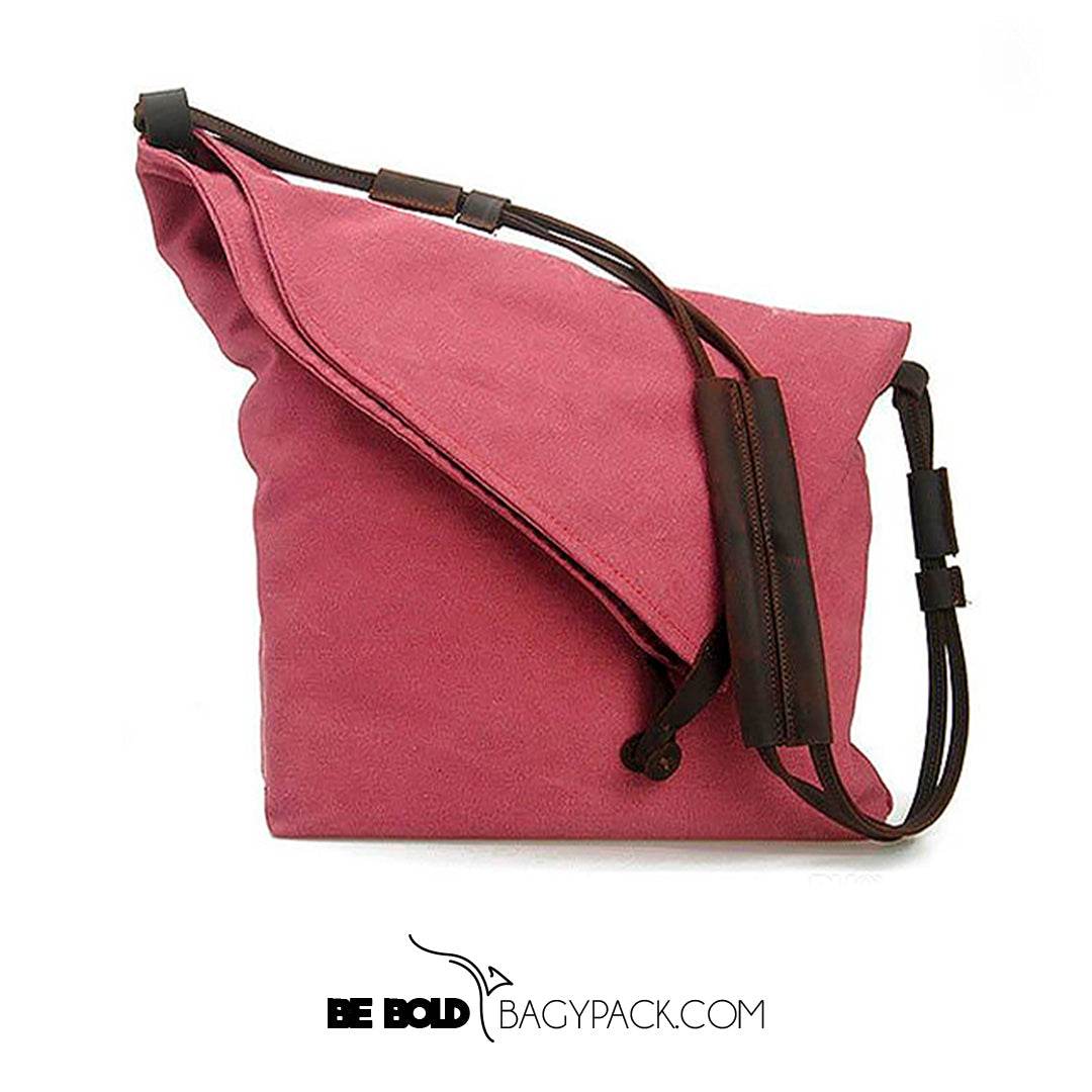 Bolsa Tiracolo BP 206 Unissex em Lona e Couro BAGYPACK