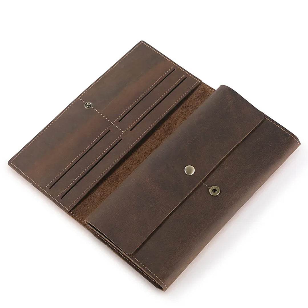 Carteira Masculina em Couro Split BP 231: Organização Funcional com Toque de Elegância BAGYPACK