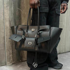 Bolsa Tote Bag BP 200 em Couro PU: O Estilo que Acompanha Seu Ritmo Expansível BAGYPACK
