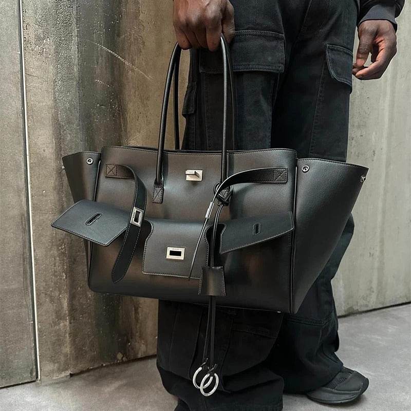 Bolsa Tote Bag BP 200 em Couro PU: O Estilo que Acompanha Seu Ritmo Expansível BAGYPACK