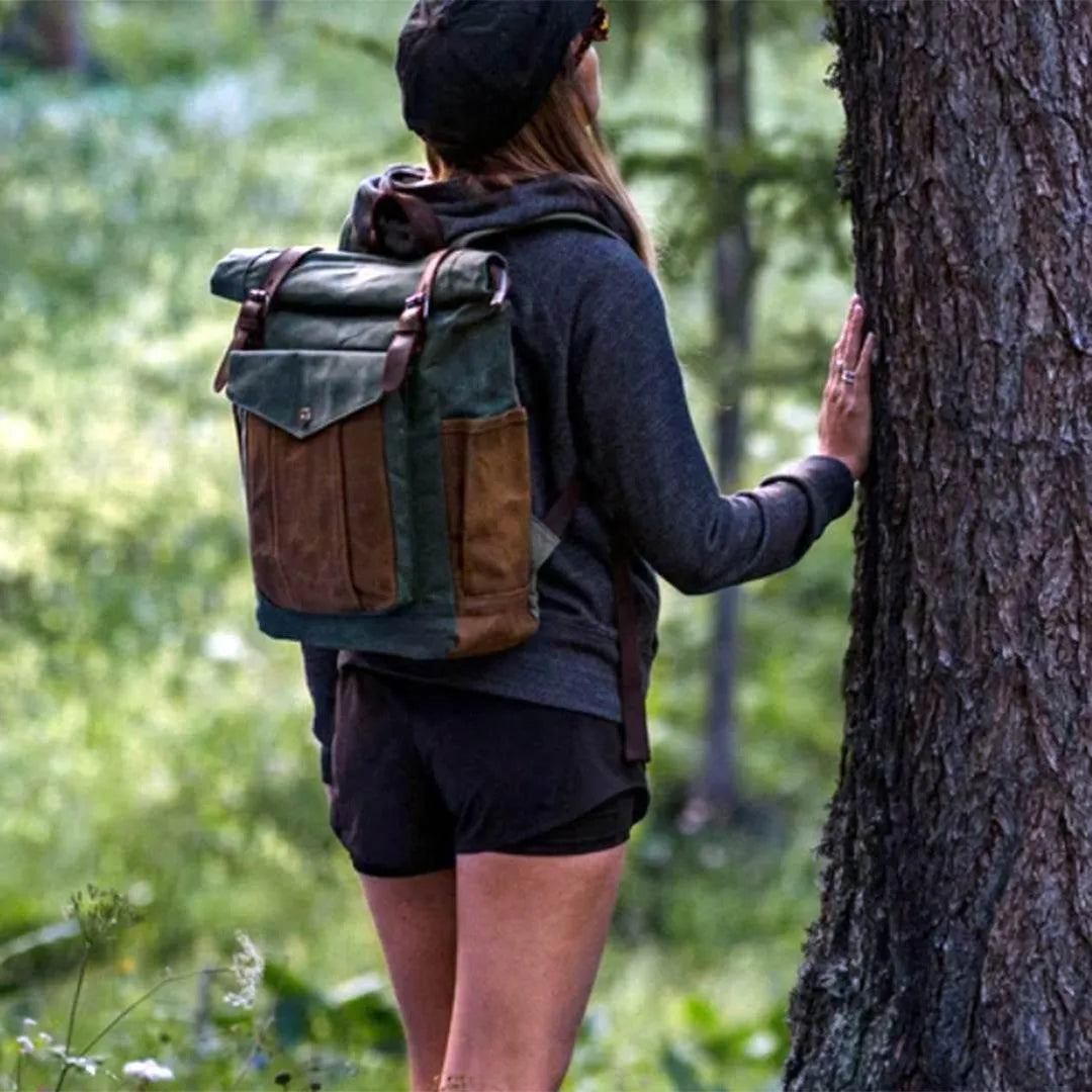 Mochila Notebook BP 100 Lona+Couro - BAGYPACK