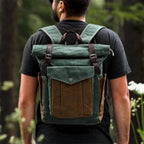 Mochila BP 100 Notebook 15.6" em Lona e Couro BAGYPACK