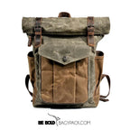 Mochila BP 100 Notebook 15.6" em Lona e Couro BAGYPACK