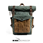 Mochila BP 100 Notebook 15.6" em Lona e Couro BAGYPACK