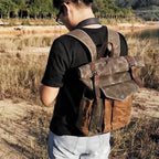 Mochila BP 100 Notebook 15.6" em Lona e Couro BAGYPACK