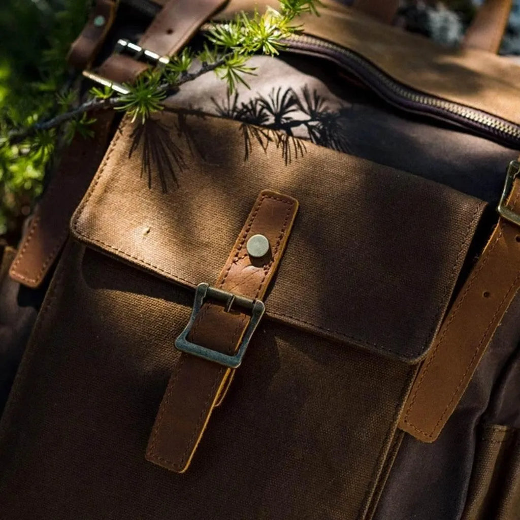 Mochila BP 104 Notebook 15.6" em Lona e Couro BAGYPACK