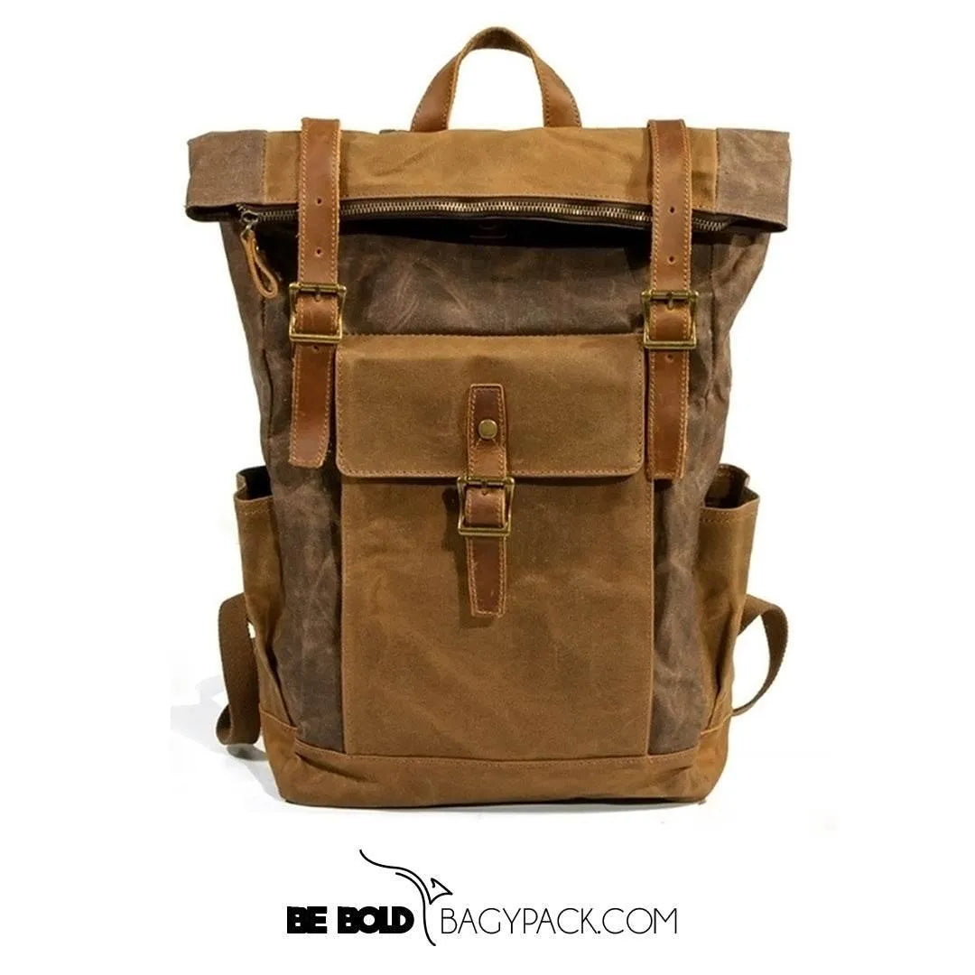 Mochila BP 104 Notebook 15.6" em Lona e Couro BAGYPACK