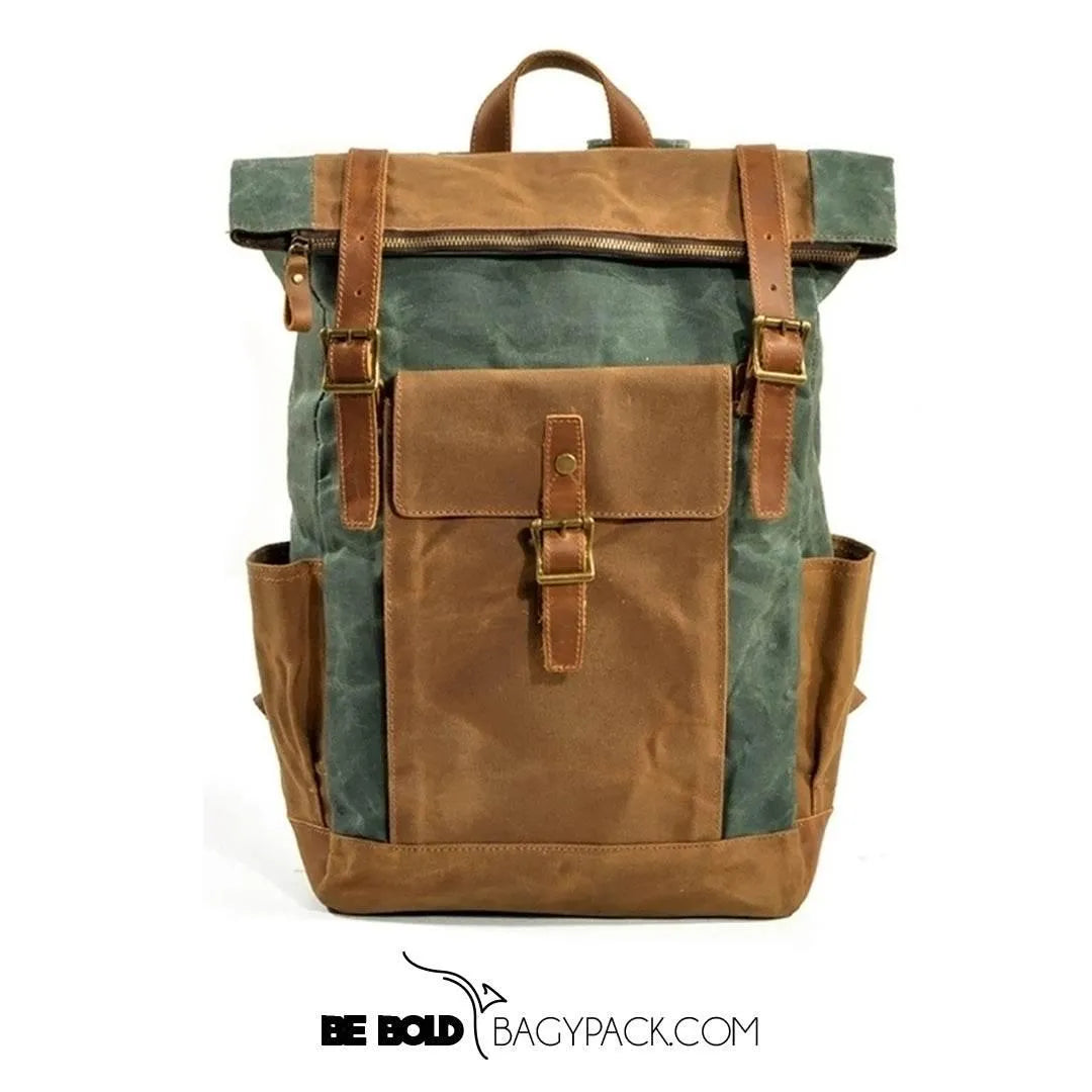 Mochila BP 104 Notebook 15.6" em Lona e Couro BAGYPACK