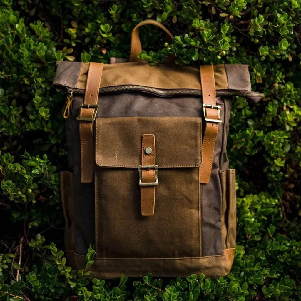 Mochila BP 104 Notebook 15.6" em Lona e Couro BAGYPACK