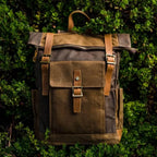 Mochila BP 104 Notebook 15.6" em Lona e Couro BAGYPACK
