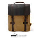 Mochila BP 113 Notebook 15.6" em Lona e Couro BAGYPACK
